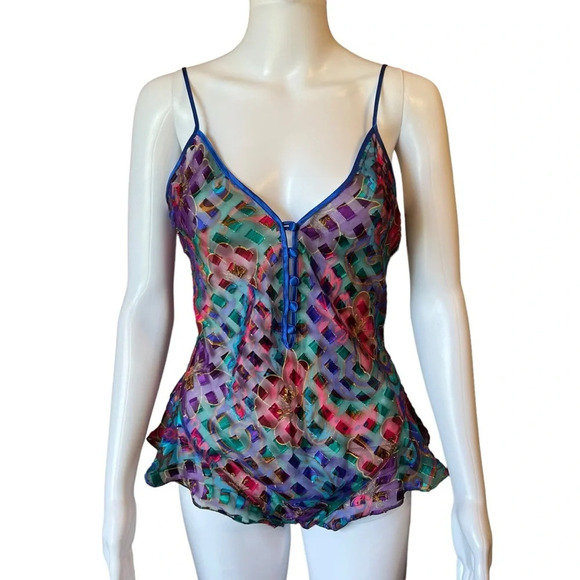 VTG Gold Label Victoria’s Secret Lingerie Teddy Bodysuit - Picture 1 of 12